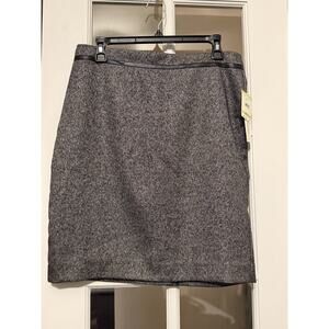 Ann Klein Pencil Skirt Women’s Size 4 Black & Grey Classic Career